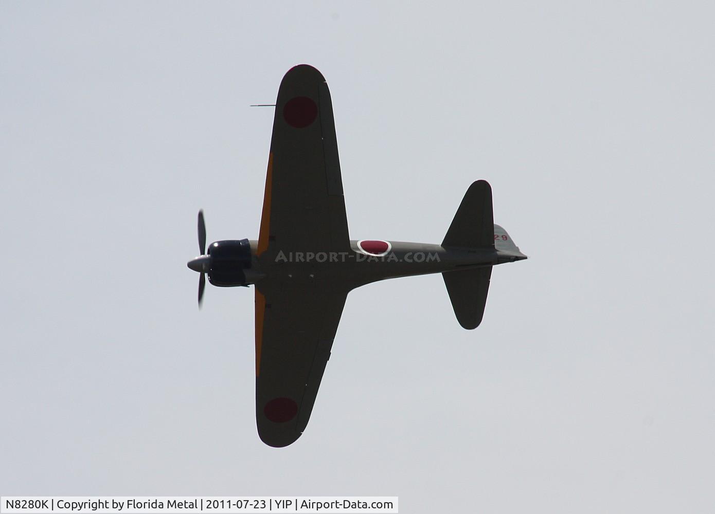 N8280K, 1941 Nakajima A6M2 Model 21 C/N 1498, A6M2 Zero