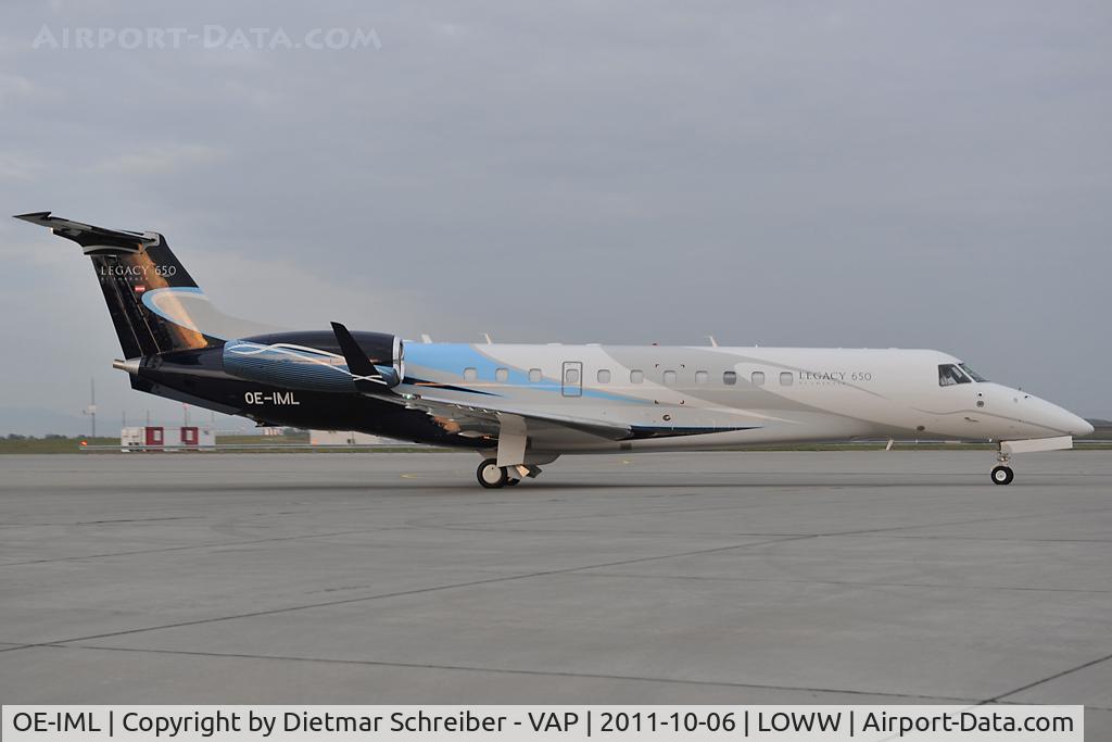 OE-IML, Embraer EMB-135BJ Legacy C/N 14501143, Avcon Jet Embraer 135
