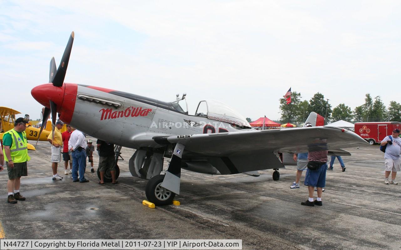 N44727, 1944 North American P-51D Mustang C/N 122-39198, Manowar
