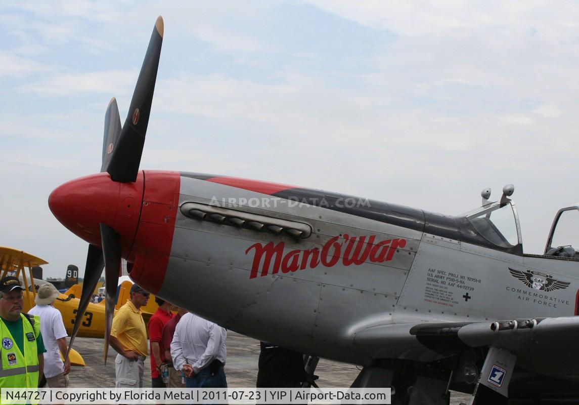 N44727, 1944 North American P-51D Mustang C/N 122-39198, Manowar