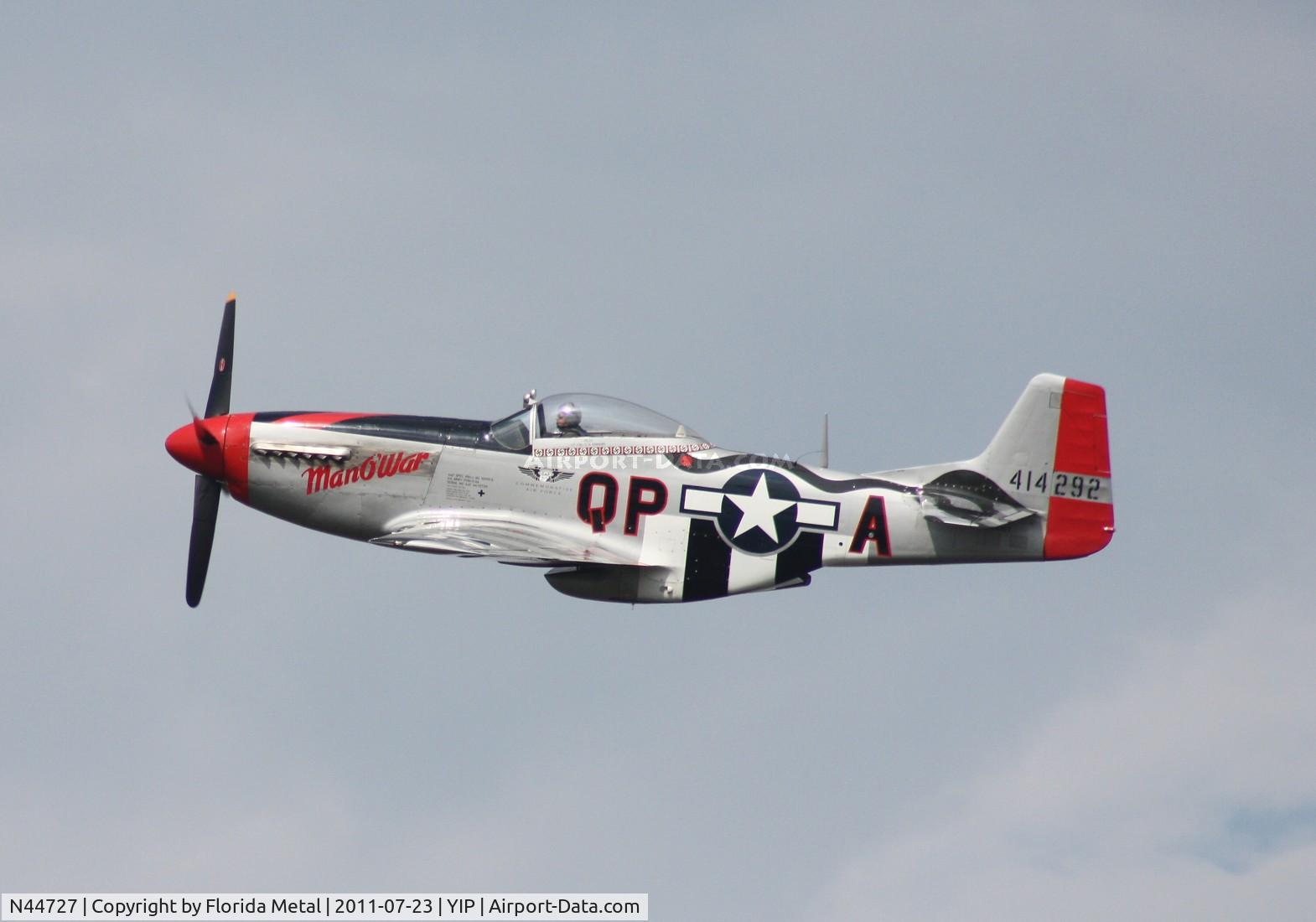 N44727, 1944 North American P-51D Mustang C/N 122-39198, Manowar