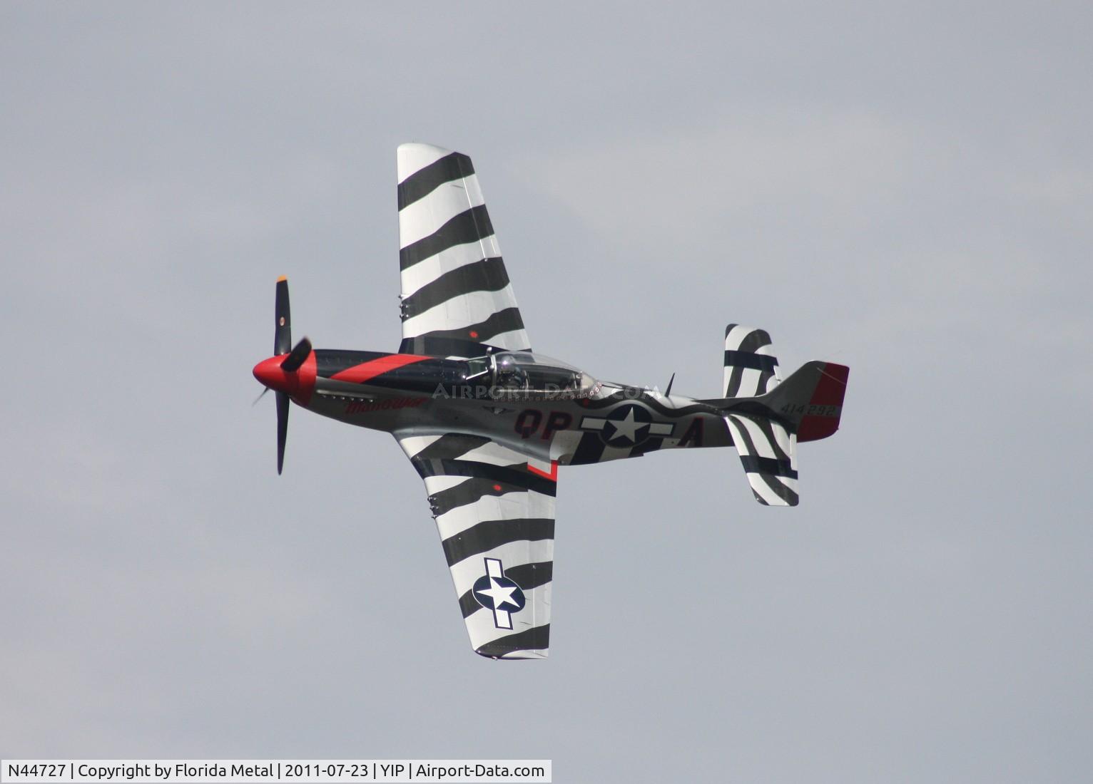 N44727, 1944 North American P-51D Mustang C/N 122-39198, Manowar