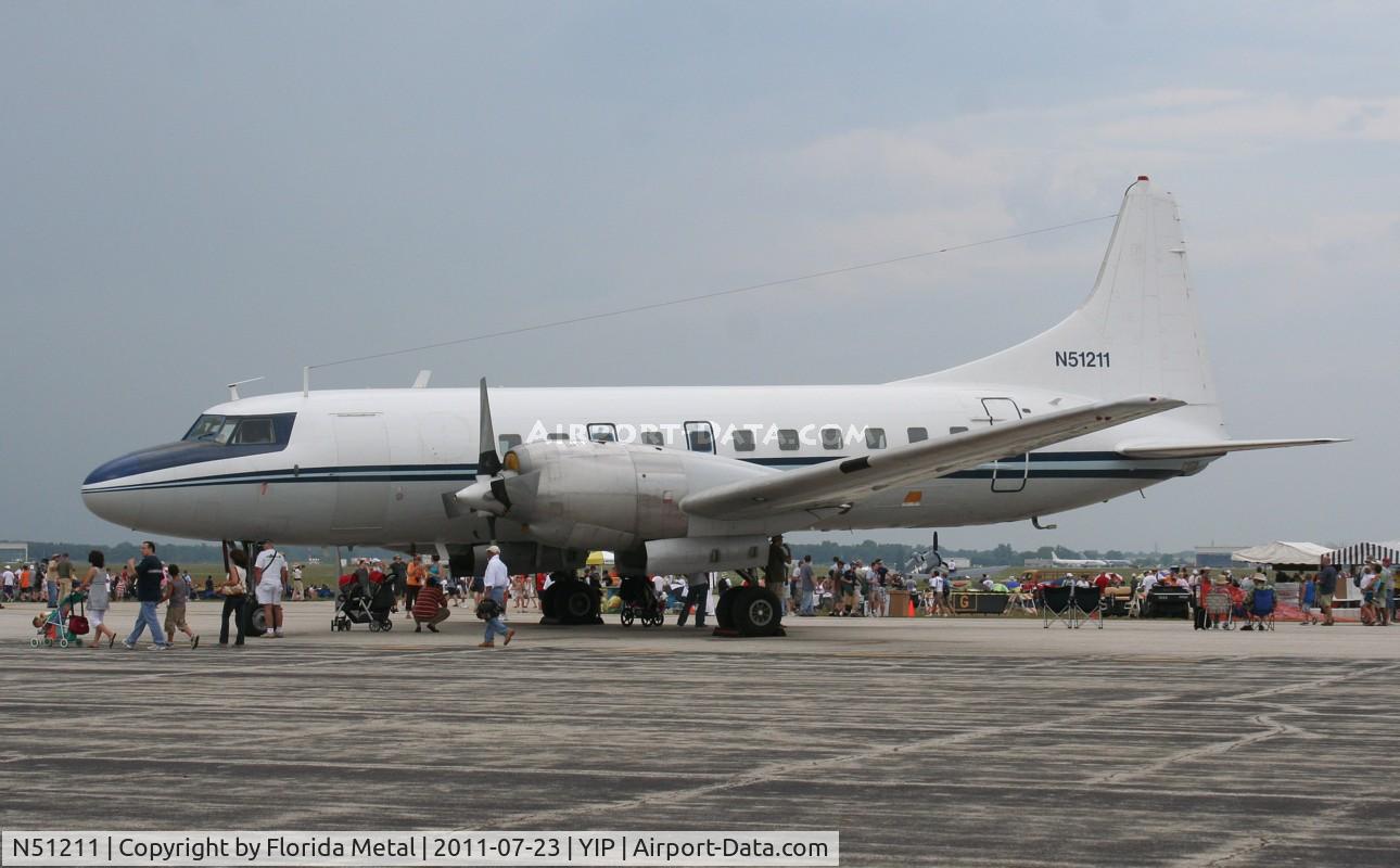 N51211, 1959 Convair 440 Metropolitan C/N 489, Convair 580