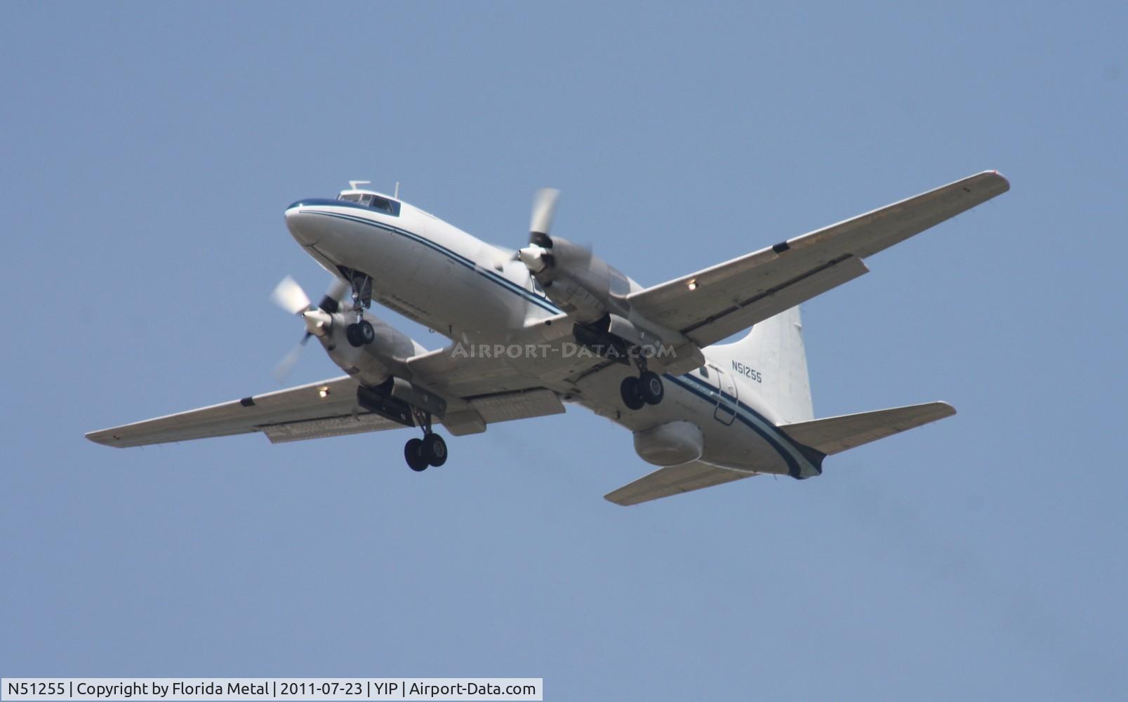 N51255, 1956 Convair 440 Metropolitan C/N 383, Convair 580