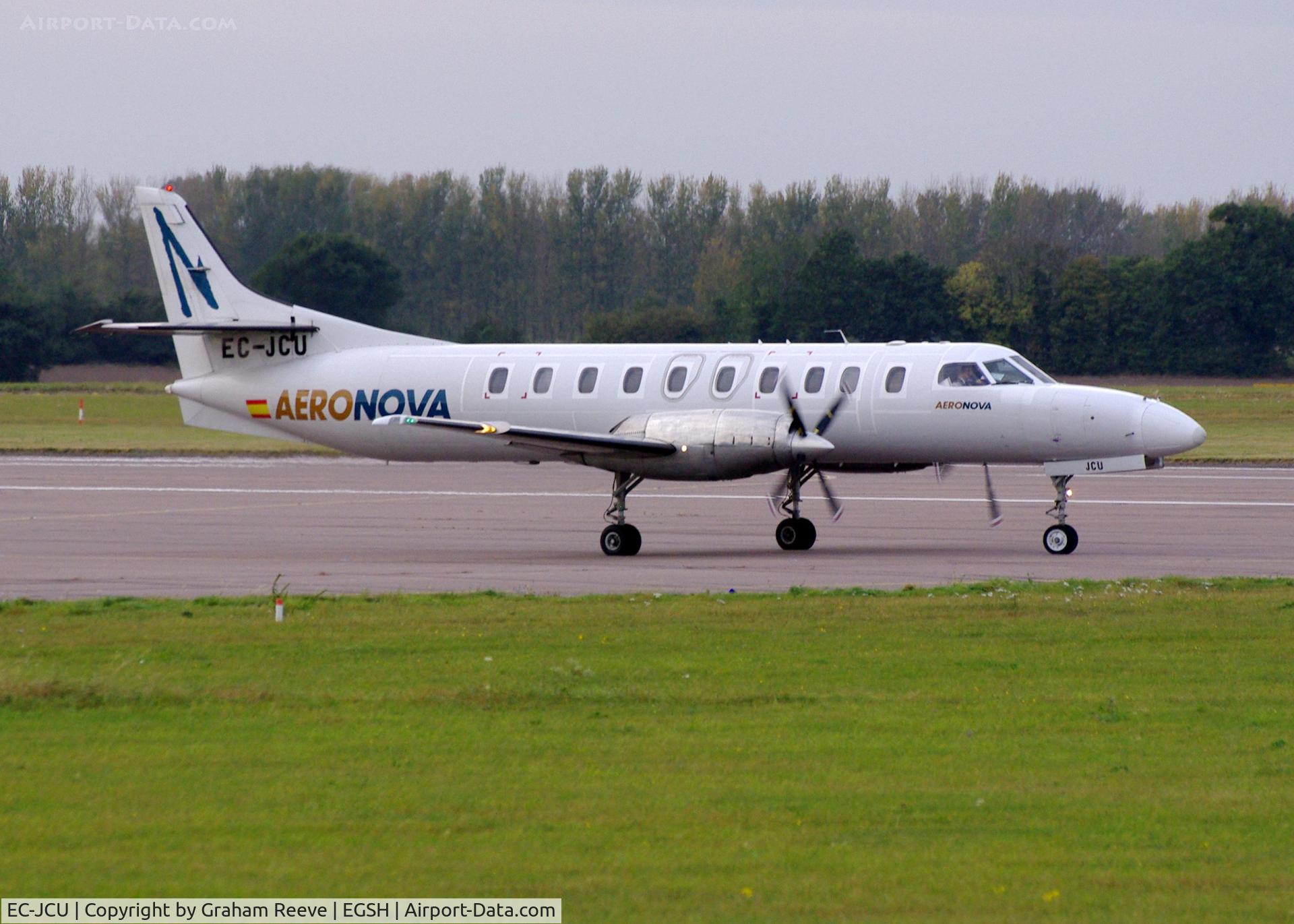 EC-JCU, 1987 Fairchild SA-227AC Metro III C/N AC-679B, About to depart.