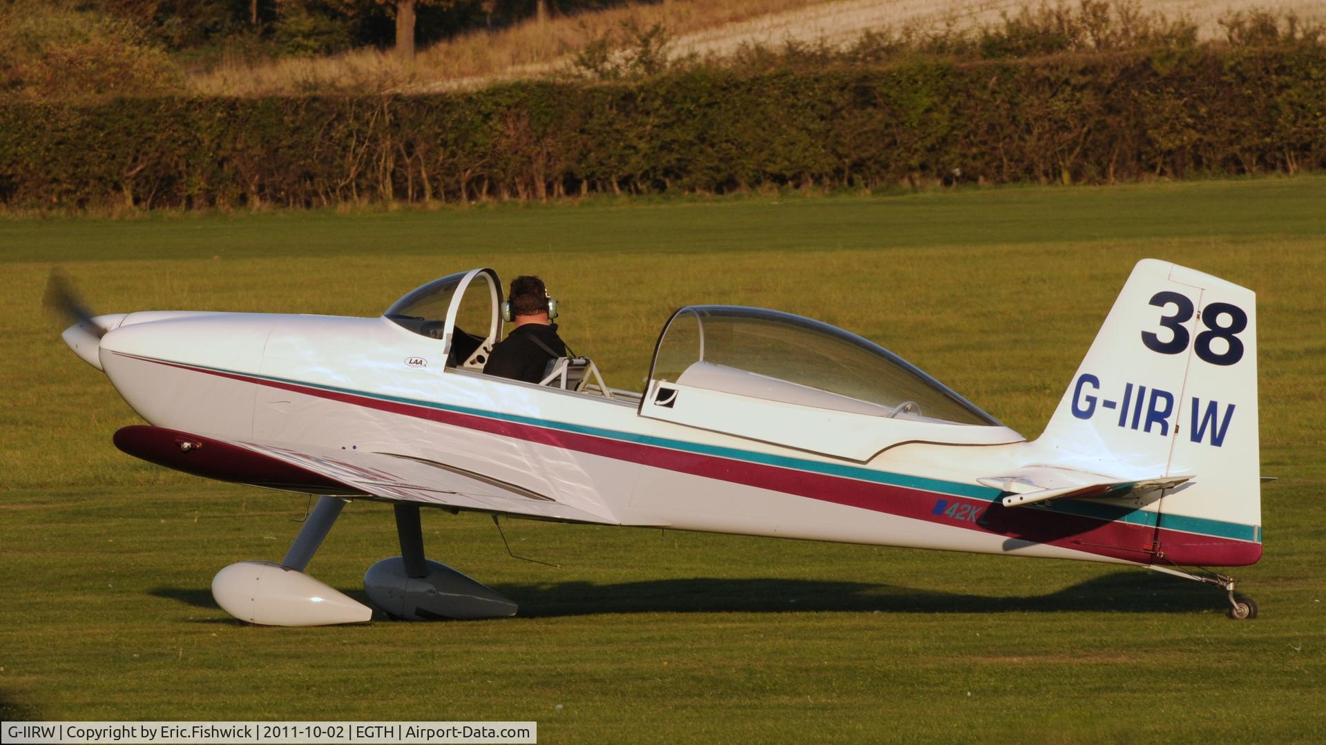 G-IIRW, 2002 Vans RV-8 C/N 80449, 1. G-IIRW at Shuttleworth Autumn Air Display, October, 2011