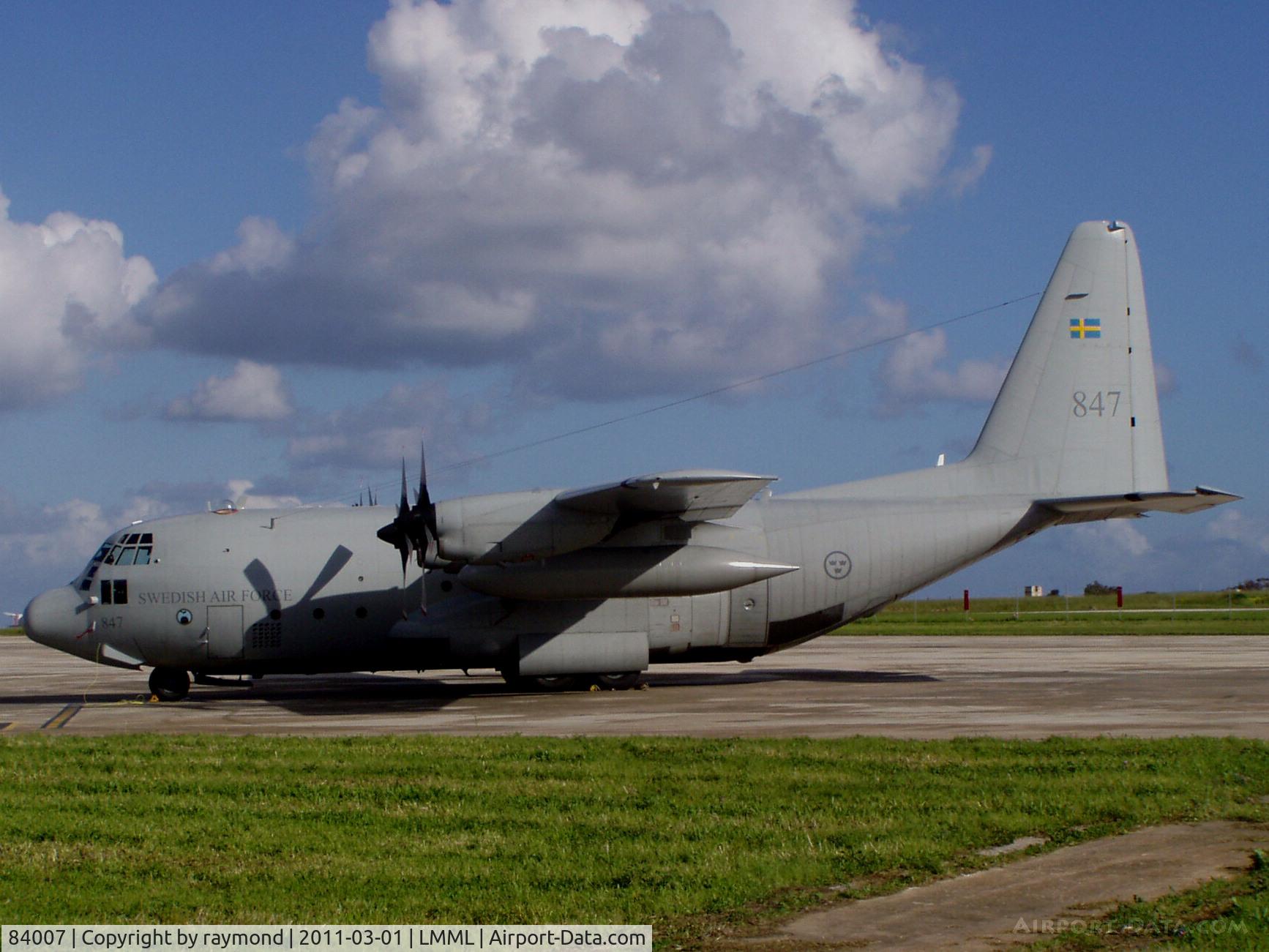 84007, Lockheed C-130H Hercules C/N 382-4887, C130H Hercules 84007 Swedish Air Force