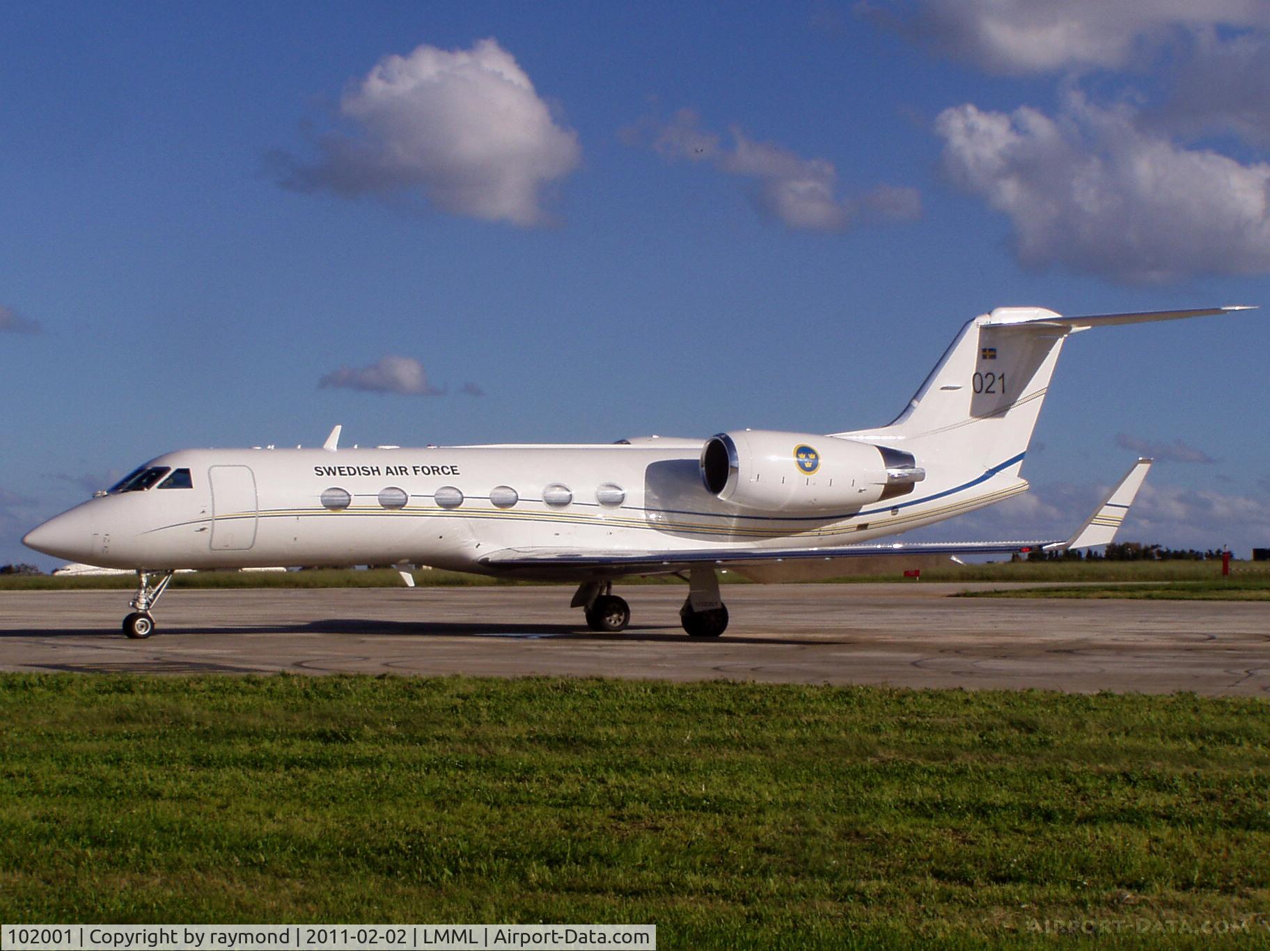 102001, 1987 Gulfstream Aerospace G-IV (Tp102C) C/N 1014, Gulfstream IV 102001/021 Swedish Air Force