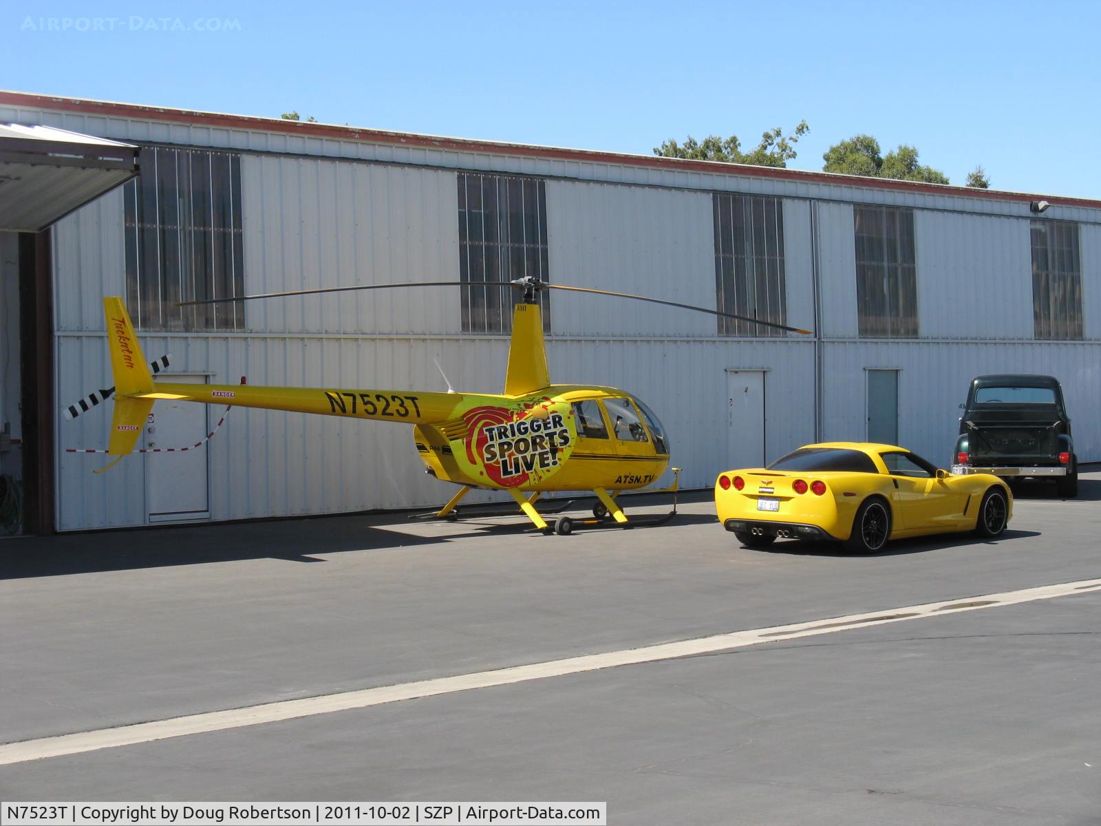 N7523T, 2004 Robinson R44 Raven II C/N 10311, 2004 Robinson R44 RAVEN II, Lycoming IO-540 derated to 245 Hp for 5 minutes, 205 Hp continuous, yellow toys for big boys