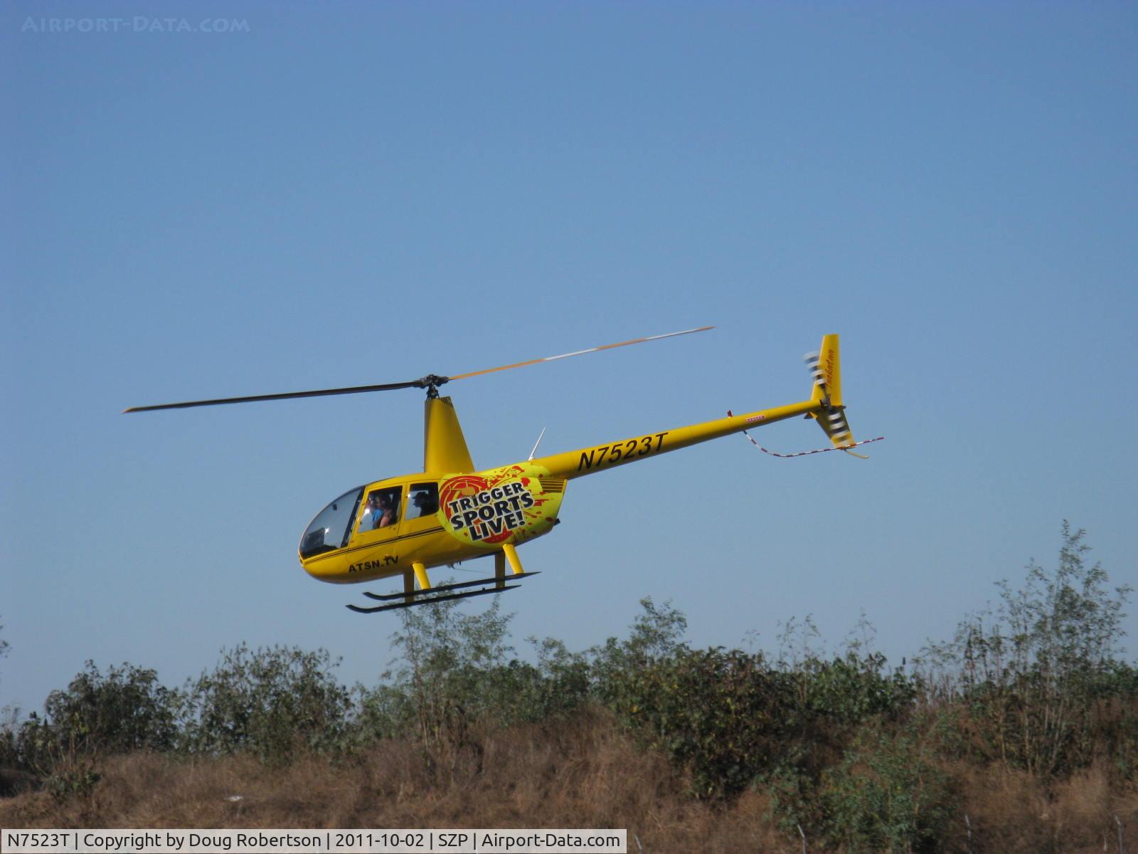 N7523T, 2004 Robinson R44 Raven II C/N 10311, 2004 Robinson R44 RAVEN II. Lycoming IO-540 derated to 245 Hp for 5 minutes, 205 Hp continuous, departure