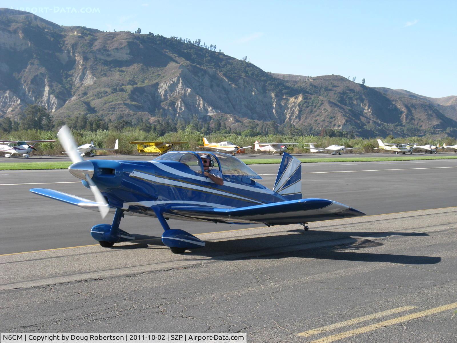 N6CM, 1978 Thorp T-18 Tiger C/N 712, 1978 Matthews THORP T-18 TIGER, Lycoming O-290G 135 Hp, taxi after landing Rwy 22