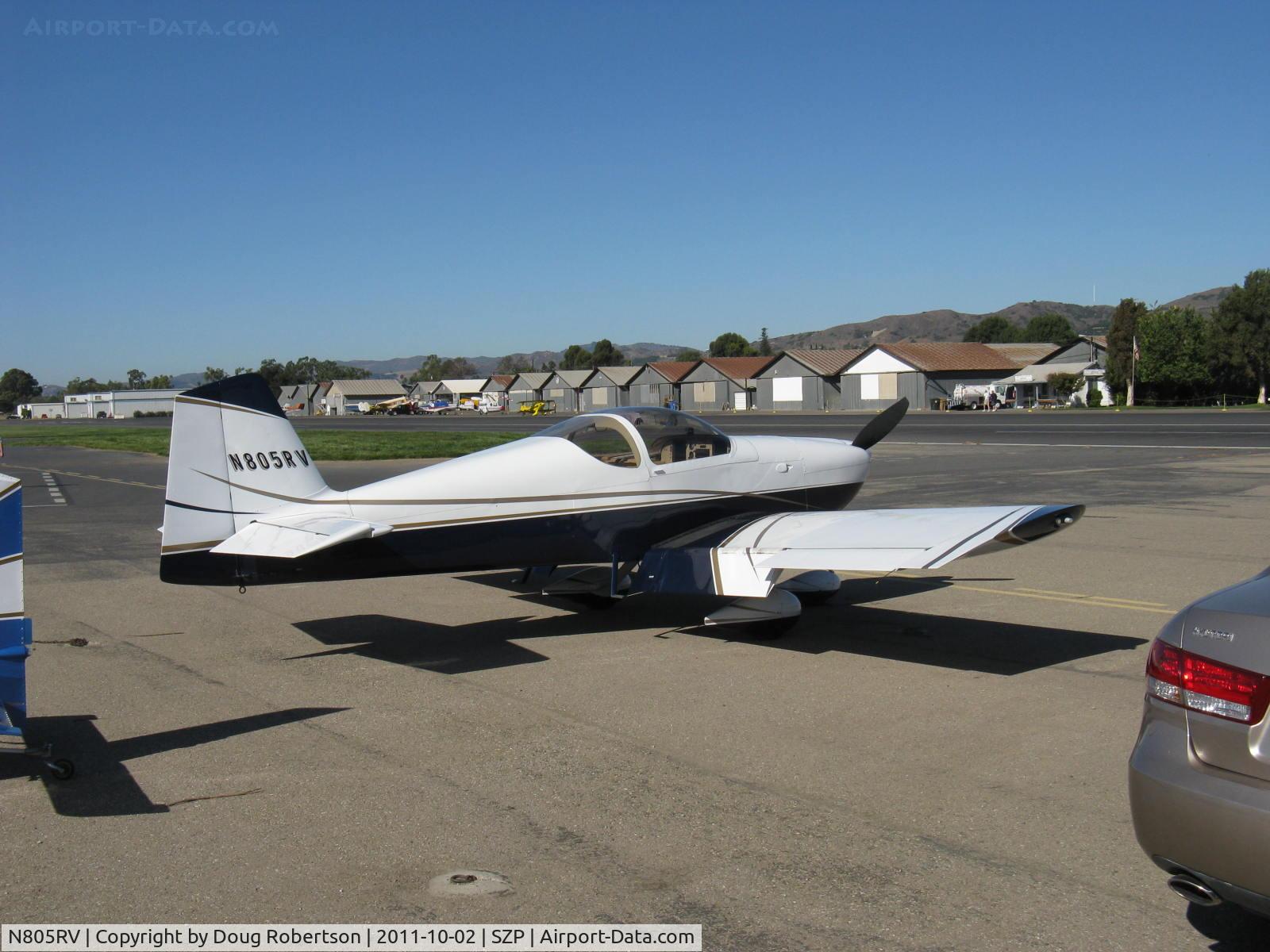 N805RV, 2007 Vans RV-6A C/N 25686, 2007 Dierenfield VAN's RV-6A, Lycoming IO-390X 210 Hp