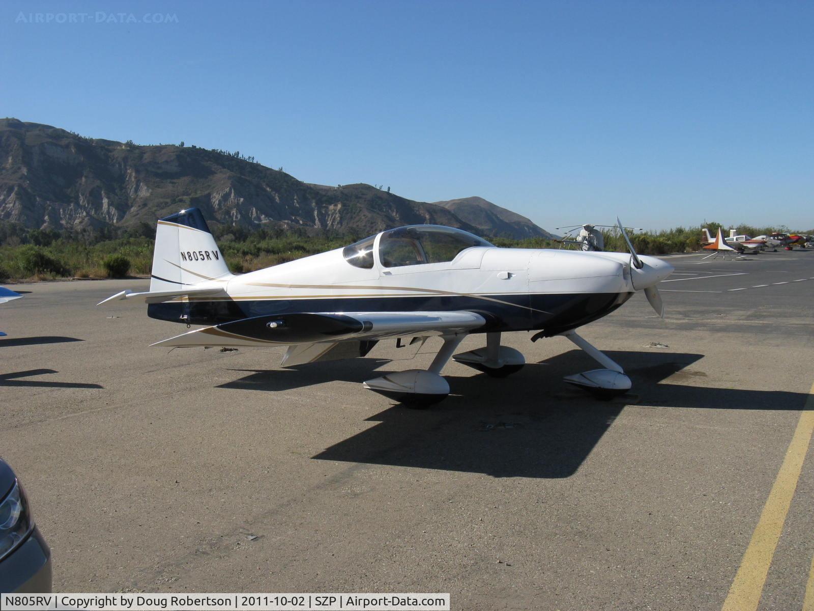 N805RV, 2007 Vans RV-6A C/N 25686, 2007 Dierenfield VAN's RV-6A, Lycoming IO-390X 210 Hp