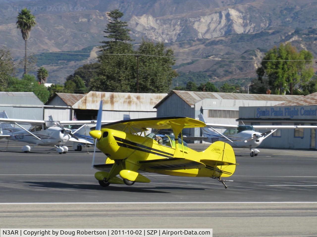 N3AR, 1974 Pitts S-1S Special C/N 10, 1974 Russell PITTS SPECIAL S1S, Lycoming O&VO-360 180 Hp, landing Rwy 22