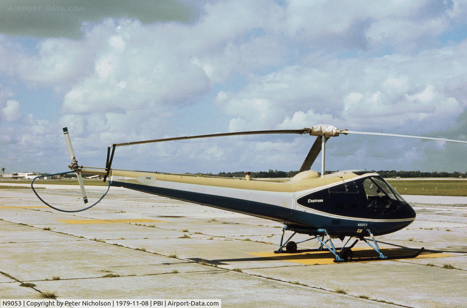 N9053, 1973 Enstrom F-28A C/N 169, Enstrom F-28A as seen at Palm Beach in  November 1979.
