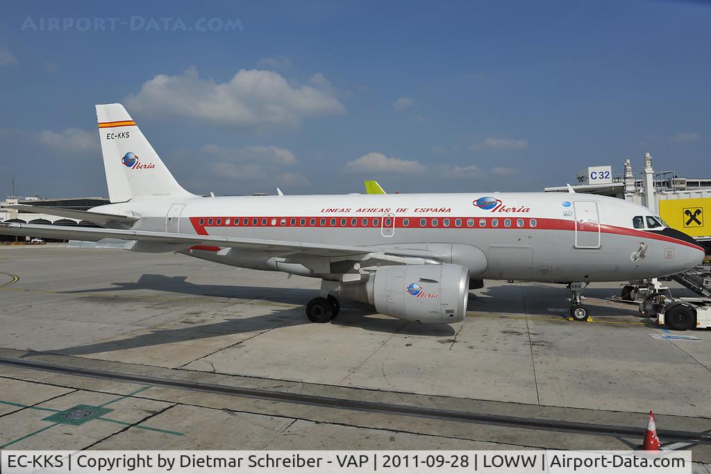 EC-KKS, 2007 Airbus A319-111 C/N 3320, Iberia Airbus 319