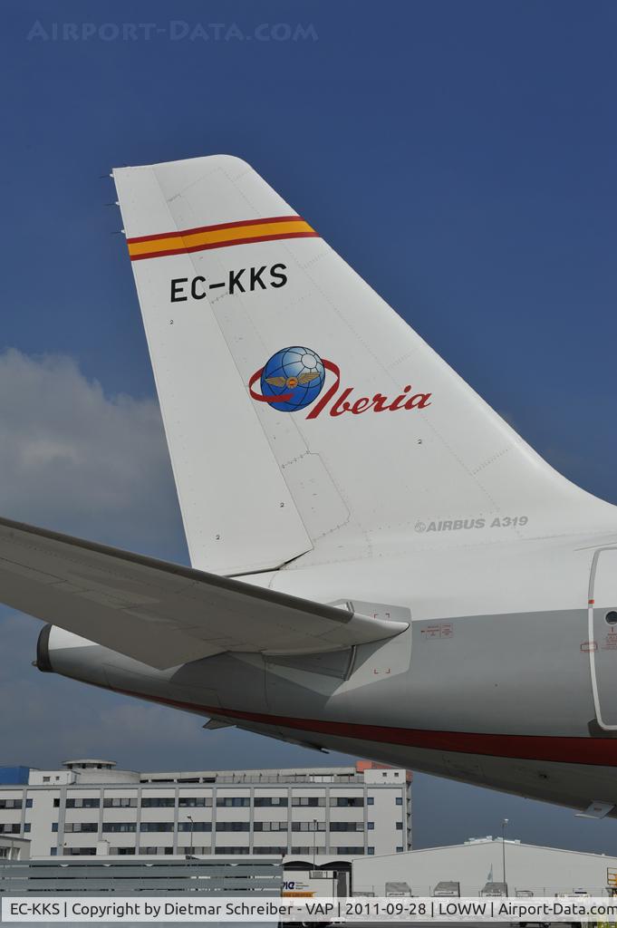 EC-KKS, 2007 Airbus A319-111 C/N 3320, Iberia Airbus 319