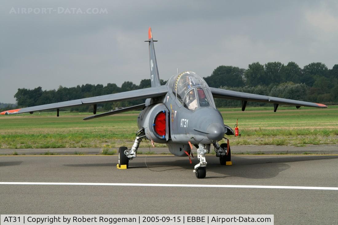 AT31, Dassault-Dornier Alpha Jet 1B C/N B31/1142, European Trainers Meet 2005.