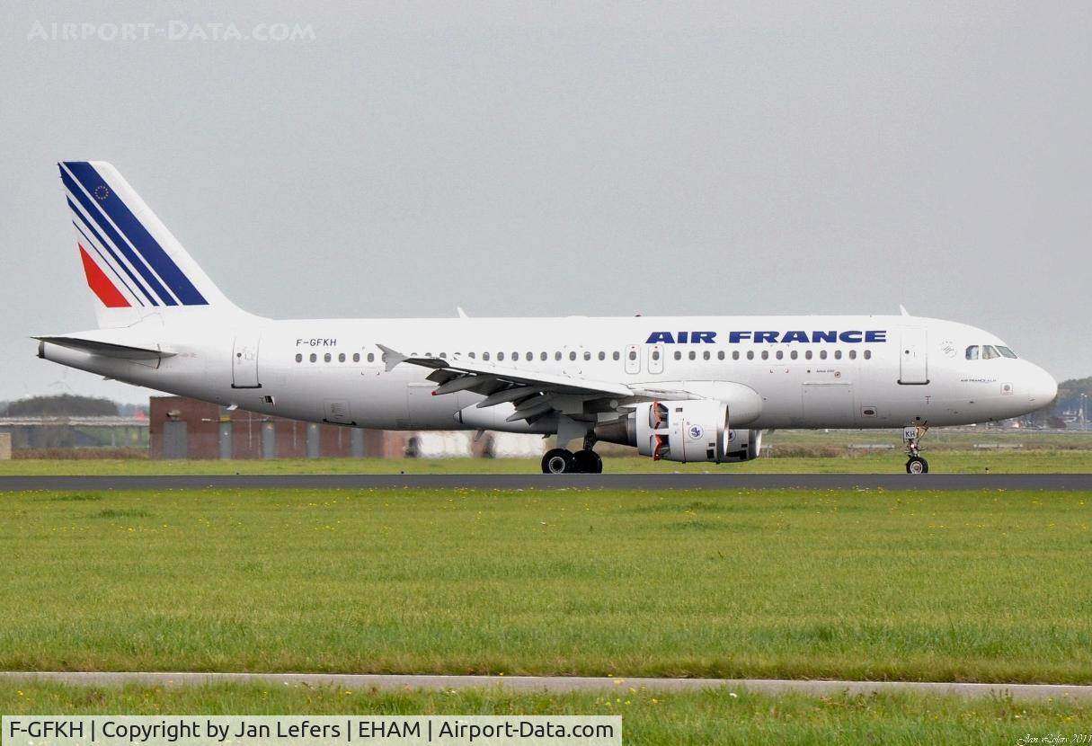 F-GFKH, 1989 Airbus A320-211 C/N 0061, Polderbaan