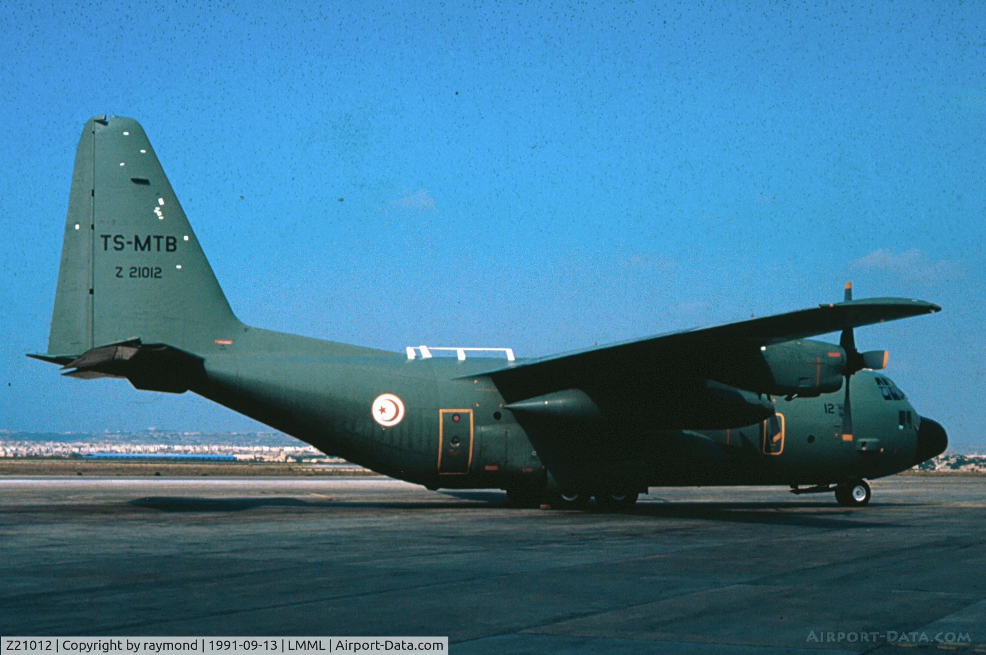 Z21012, 1984 Lockheed C-130H Hercules C/N 382-5021, C130 Hercules Z21012/12 (TS-MTB) Tunisian Air Force
