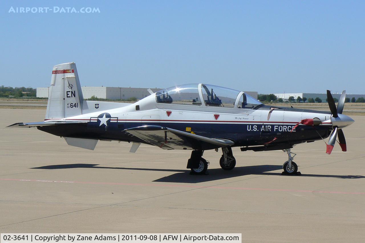 02-3641, Raytheon T-6A Texan II C/N PT-182, At Alliance Airport - Fort Worth, TX
