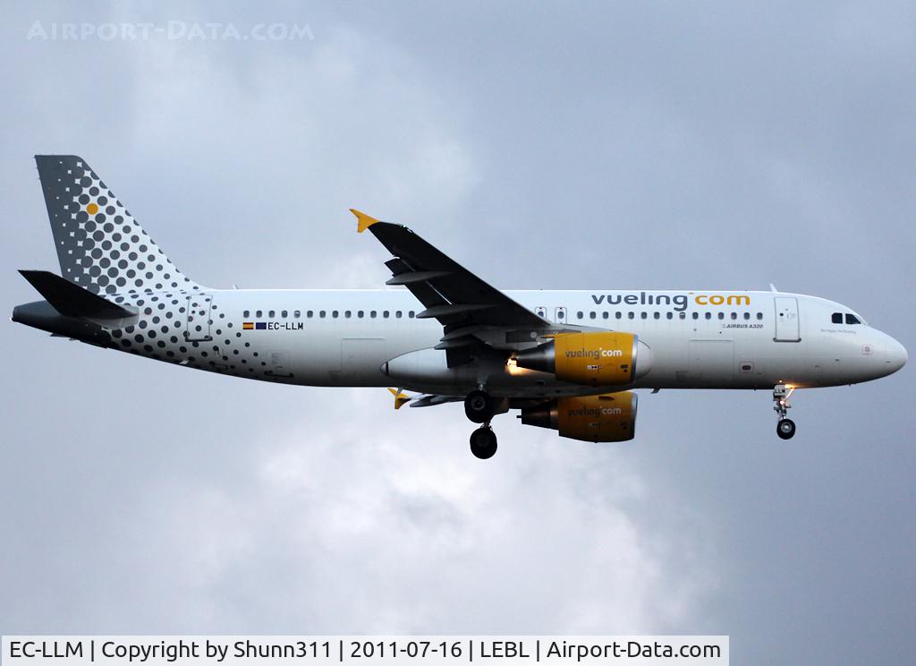 EC-LLM, 2011 Airbus A320-214 C/N 4681, Landing rwy 02