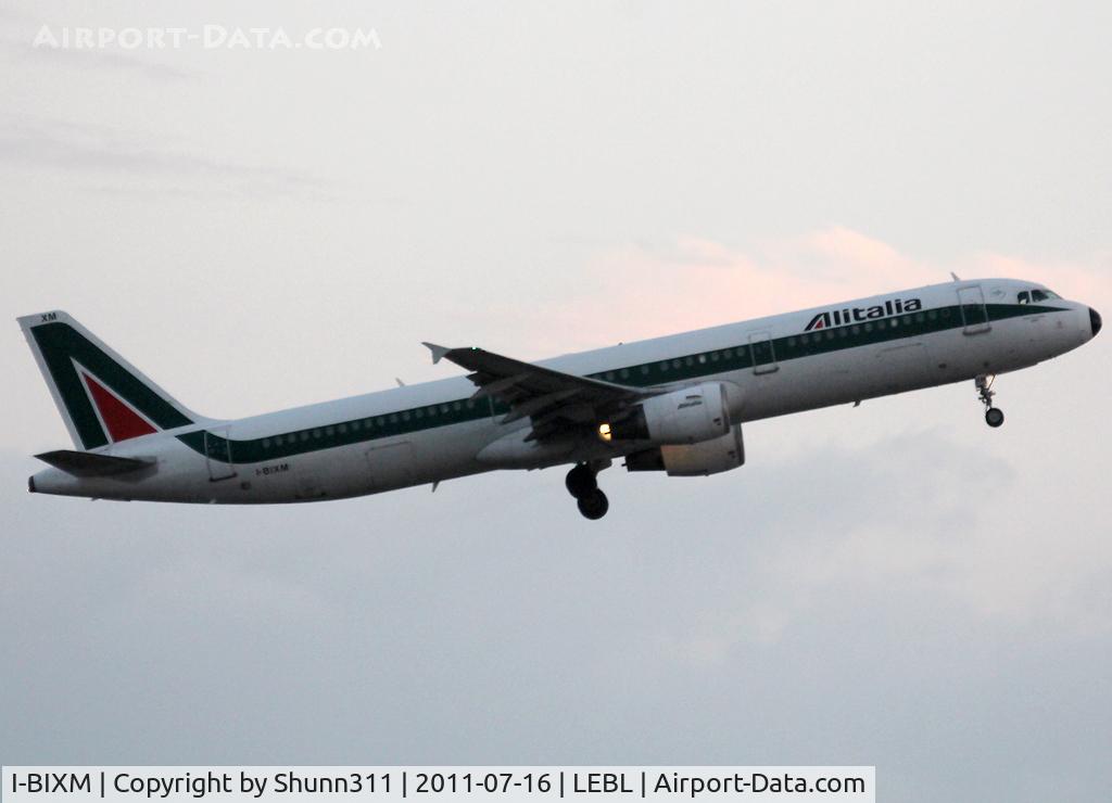 I-BIXM, 1996 Airbus A321-112 C/N 514, Taking off from rwy 05R