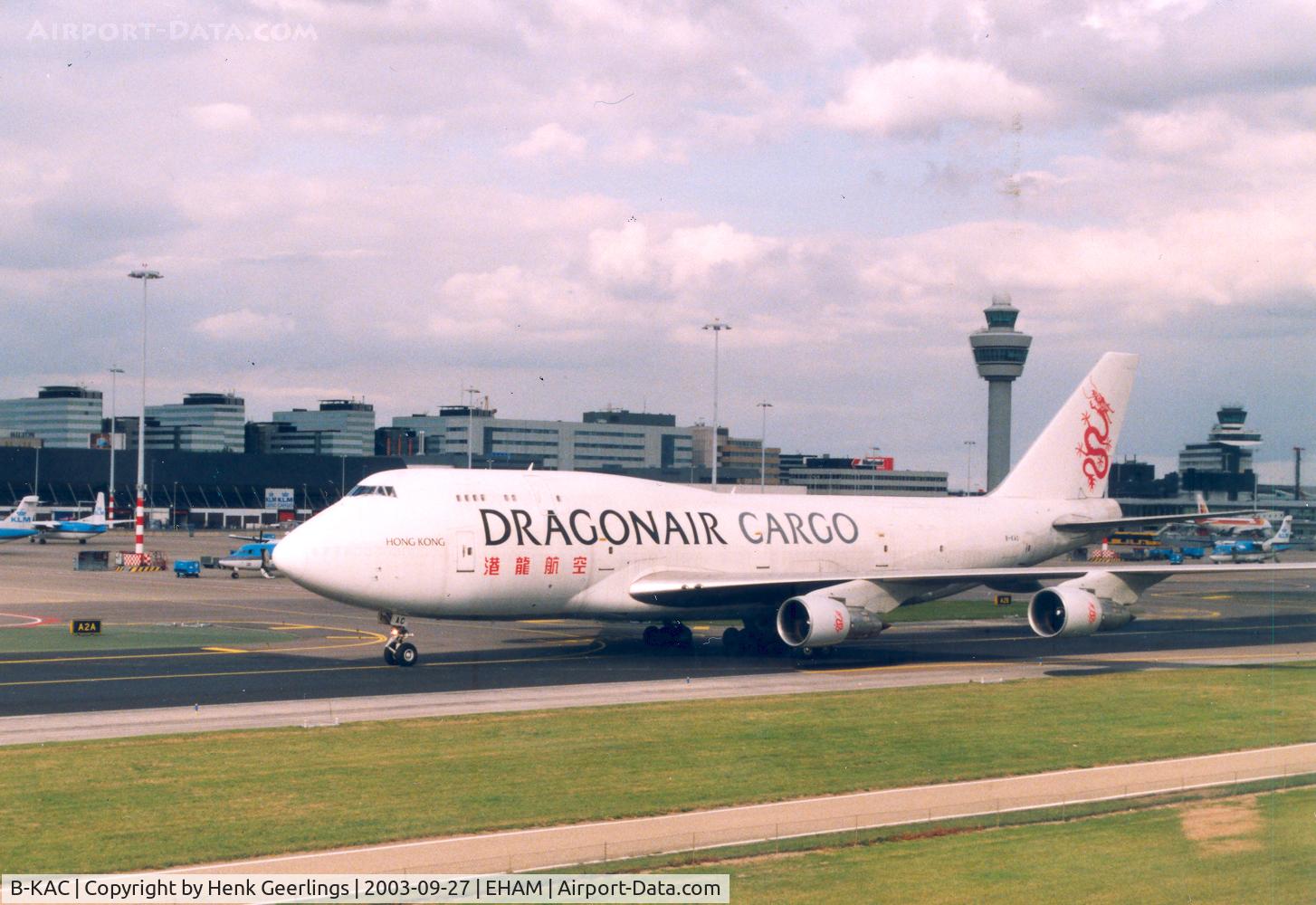 B-KAC, 1986 Boeing 747-3H6 C/N 23600, Dragonair Cargo