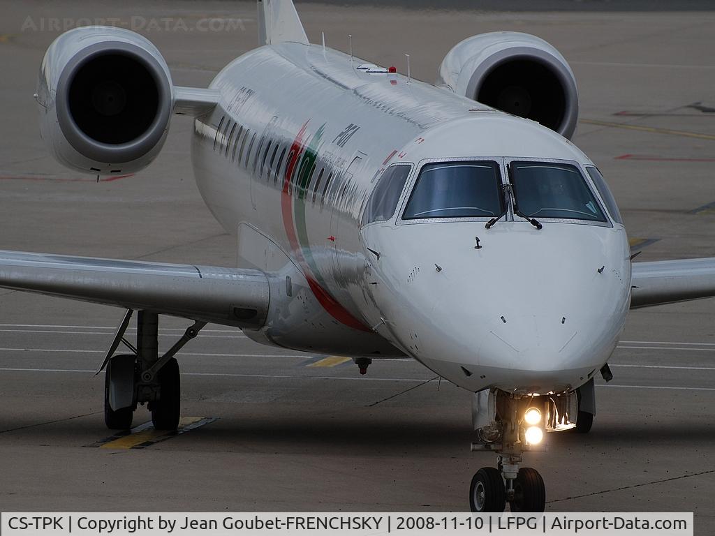 CS-TPK, 1998 Embraer EMB-145EP (ERJ-145EP) C/N 145041, at T1 to OPO