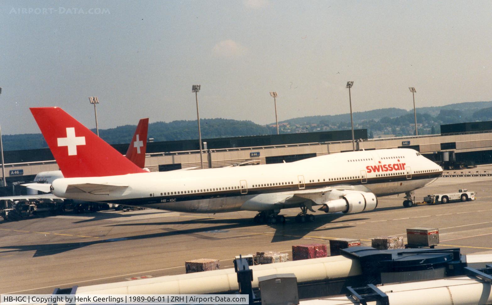 HB-IGC, 1982 Boeing 747-357 C/N 22704, Swissair