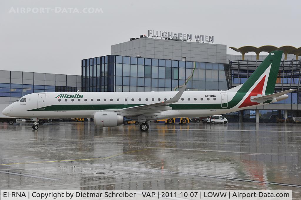 EI-RNA, 2011 Embraer 190LR (ERJ-190-100LR) C/N 19000470, Alitalia Embraer 190