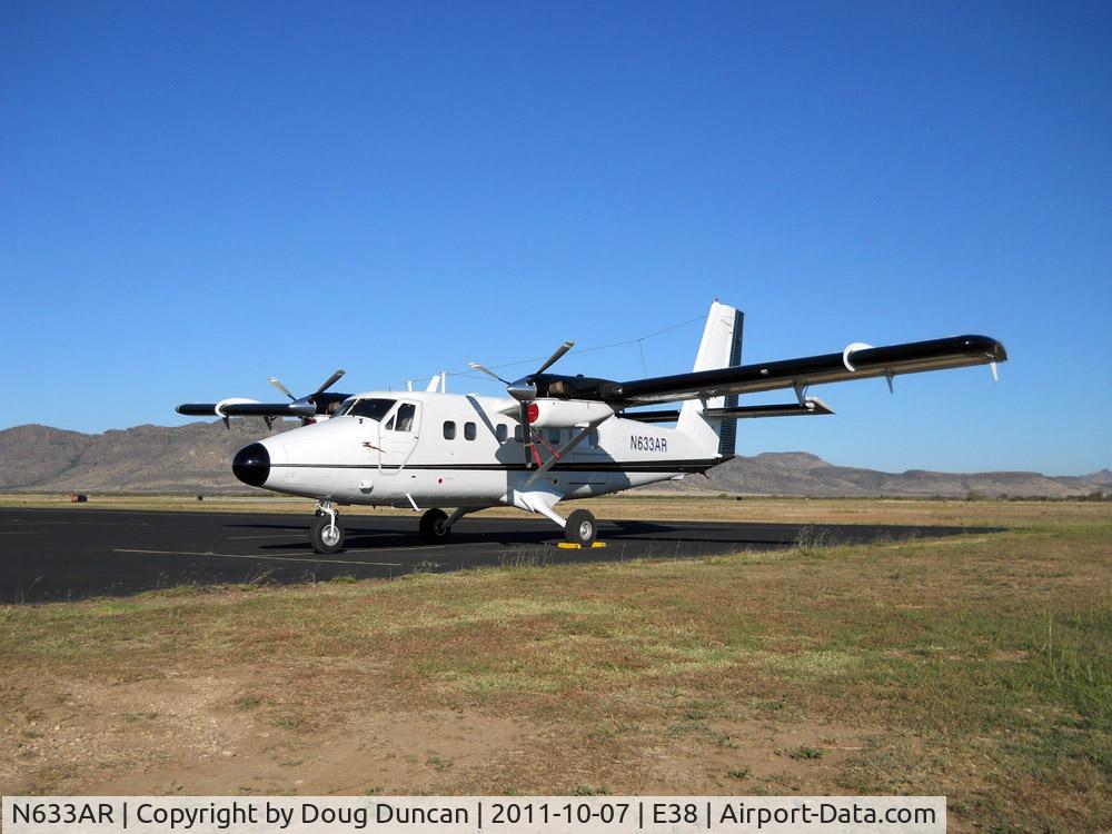 N633AR, 1979 De Havilland Canada DHC-6-300 Twin Otter C/N 633, Found sitting on the ramp at Alpine-Casparis Airport.