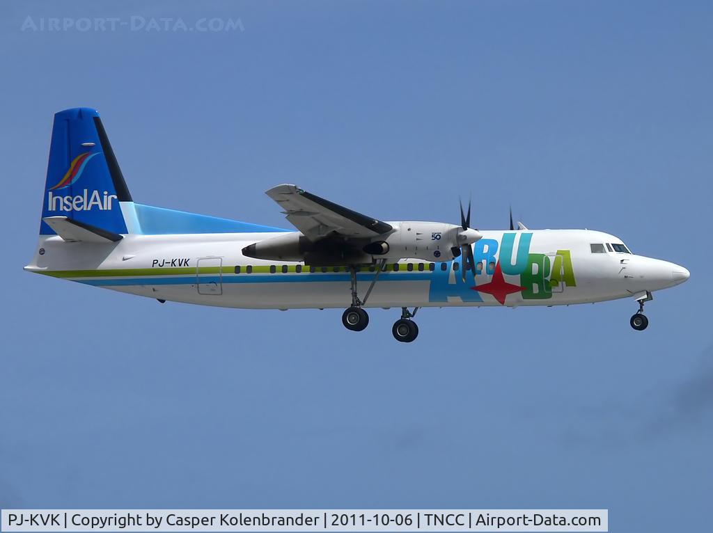 PJ-KVK, 1991 Fokker 50 C/N 20219, Insel Air Aruba