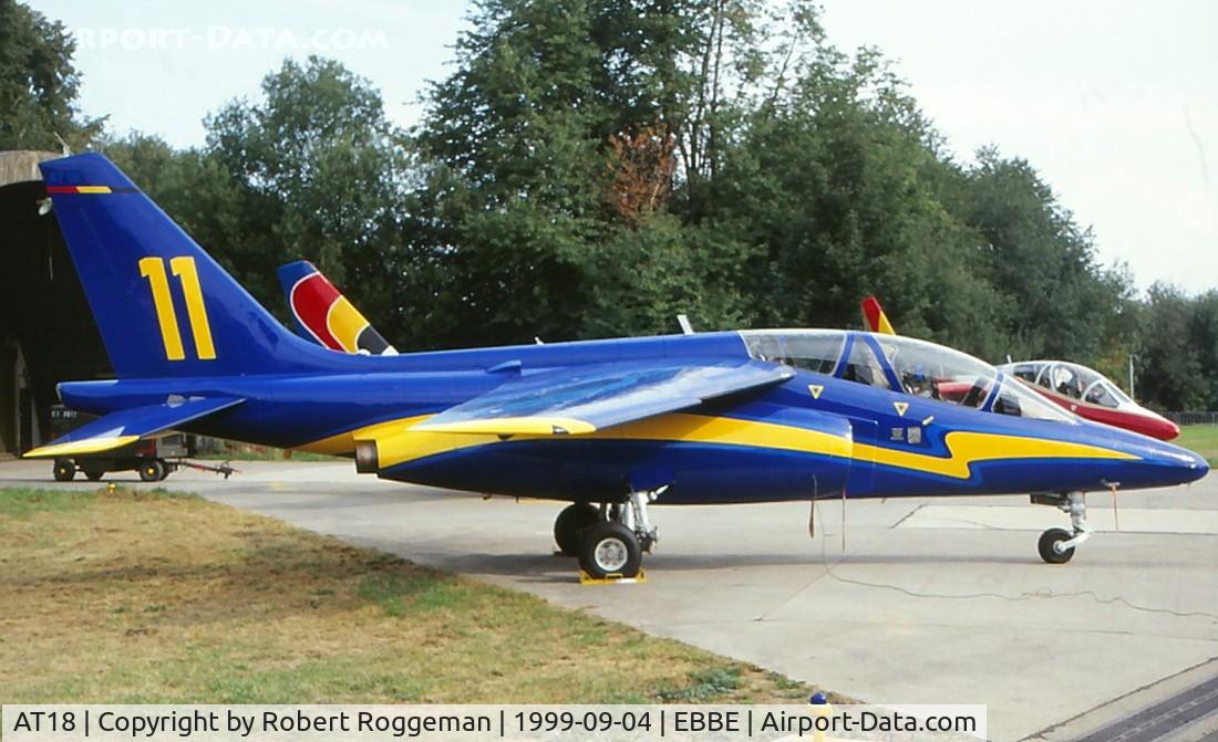 AT18, Dassault-Dornier Alpha Jet 1B C/N B18/1067, 20 Years A-jet Belgian Air Force.11 Squadron