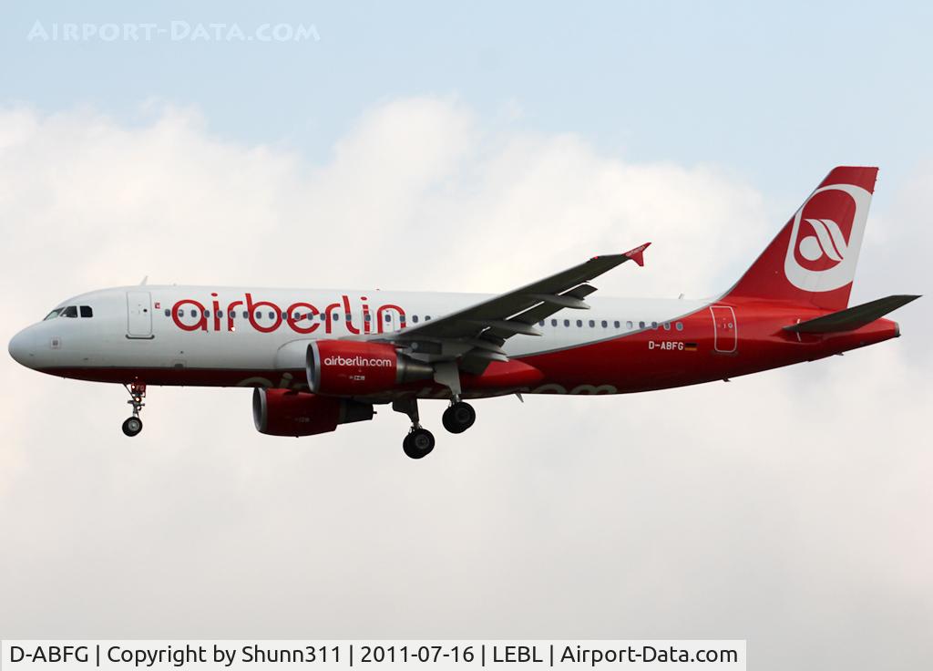 D-ABFG, 2010 Airbus A320-214 C/N 4291, Landing rwy 25R