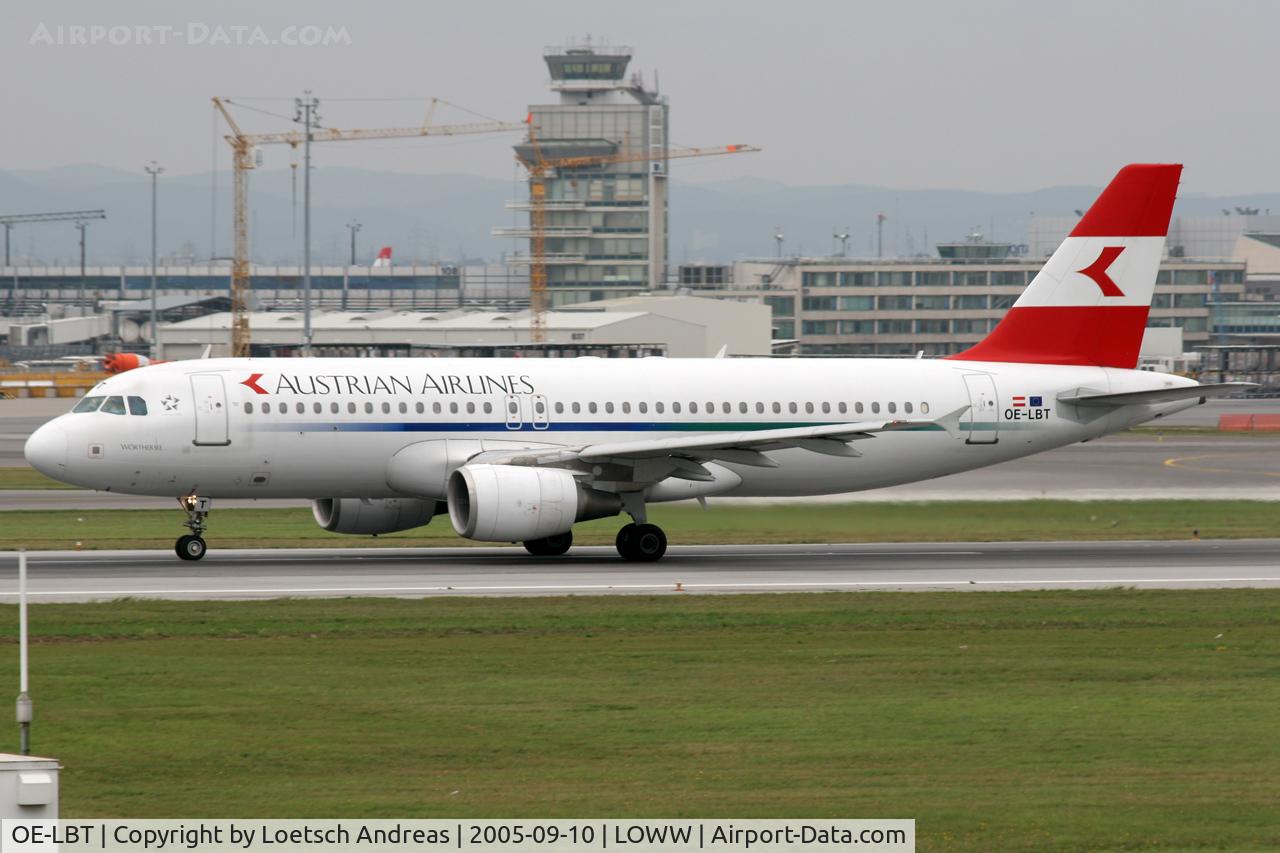 OE-LBT, 2000 Airbus A320-214 C/N 1387, Old tower old Austrian Colors