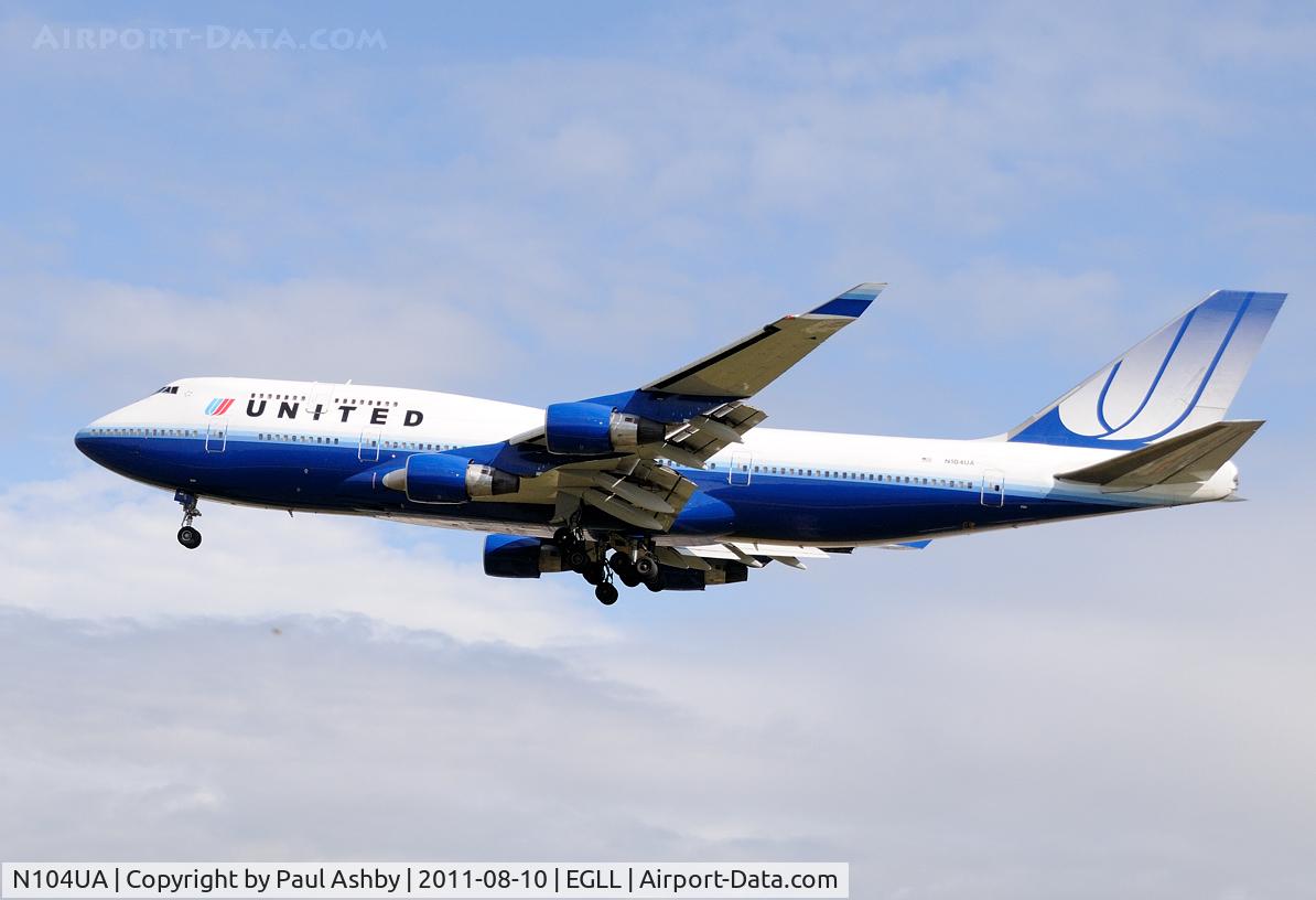 N104UA, 1998 Boeing 747-422 C/N 26902, Boeing 747-422