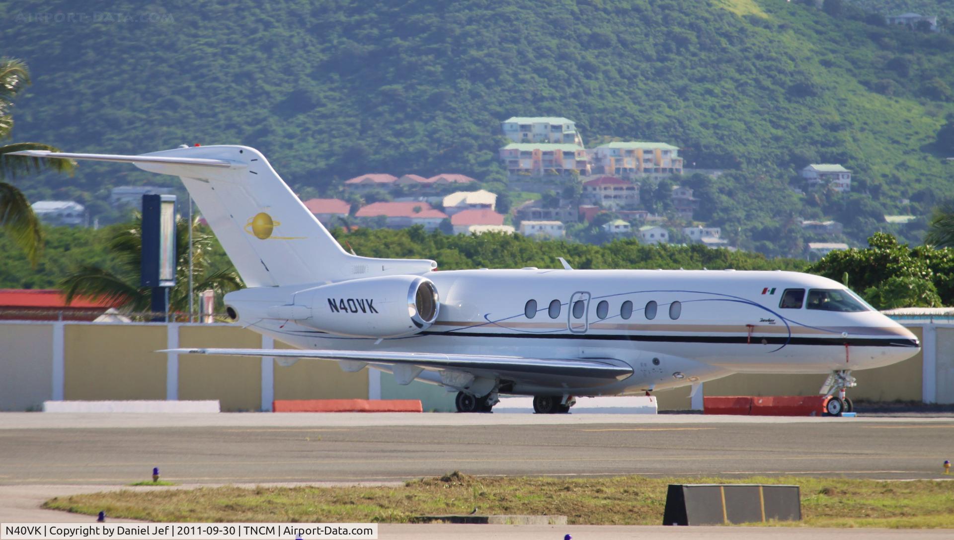 N40VK, 2010 Hawker Beechcraft 4000 C/N RC-40, Park TNCM