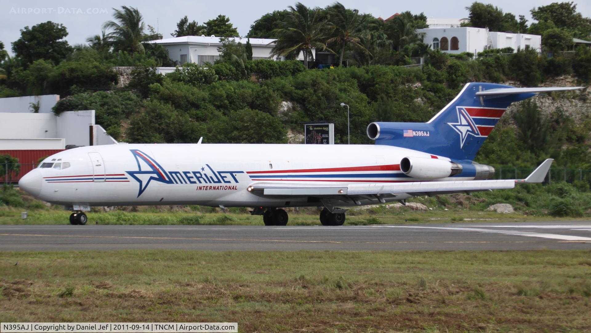 N395AJ, 1975 Boeing 727-233F C/N 21100, Ameri Jet at TNCM