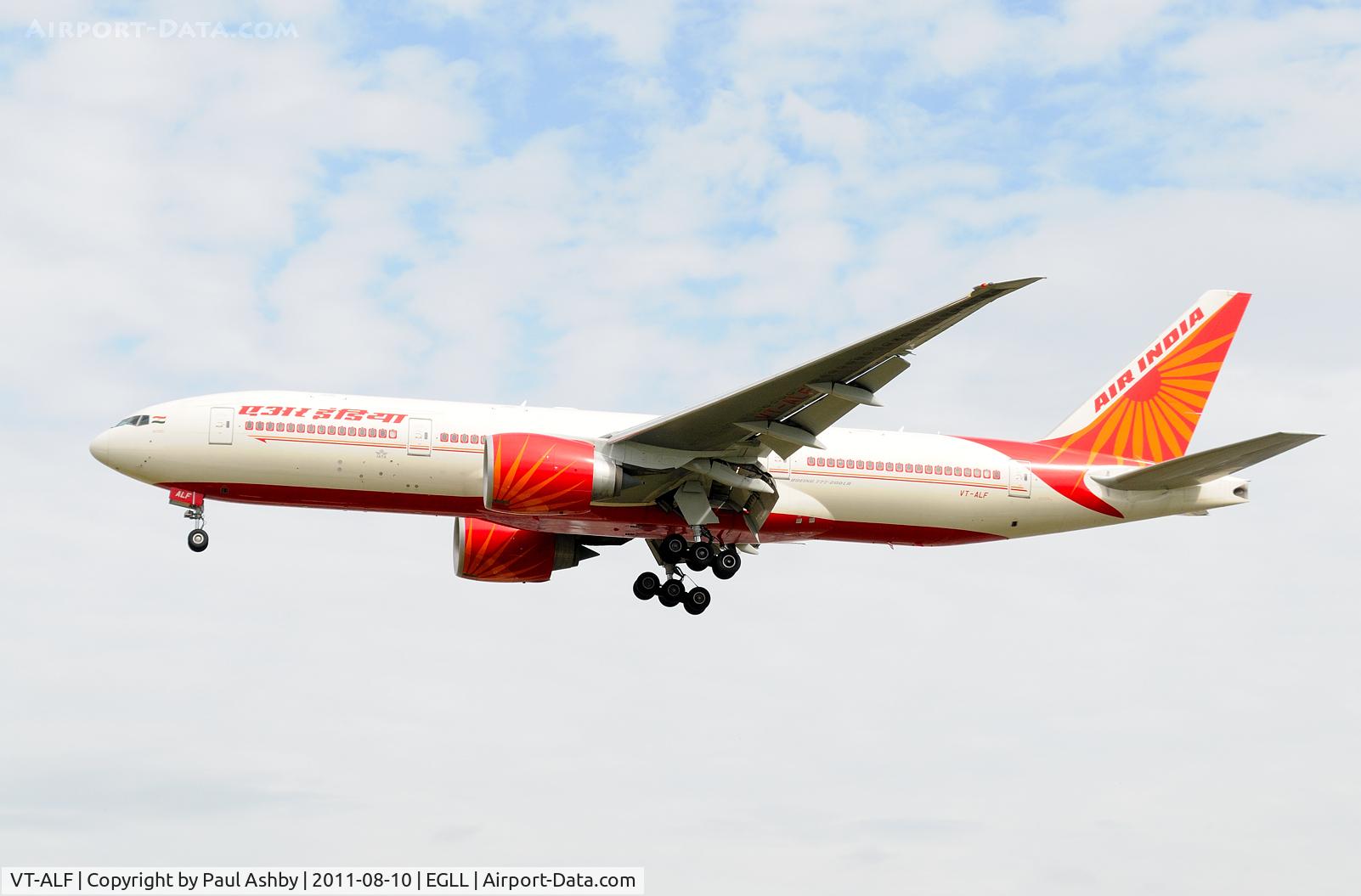 VT-ALF, 2009 Boeing 777-237/LR C/N 36305, Boeing 777-237LR