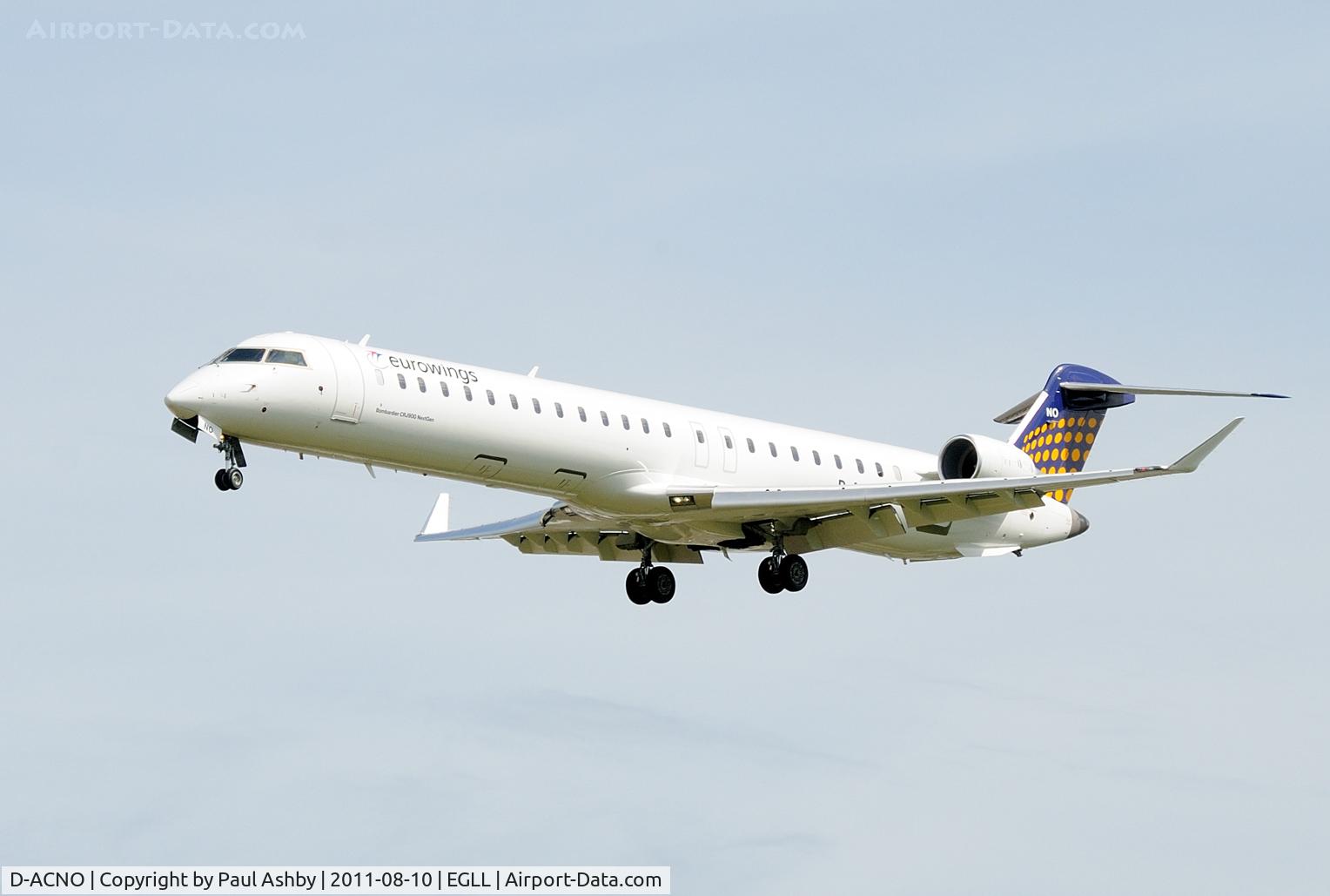 D-ACNO, 2010 Bombardier CRJ-900 NG (CL-600-2D24) C/N 15255, Bombardier CL-600-2D24 CRJ-900