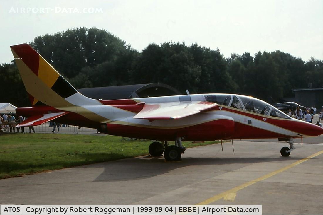 AT05, Dassault-Dornier Alpha Jet 1B C/N B05/1018, 20 Years A-jet Belgian Air Force.7 Squadron.