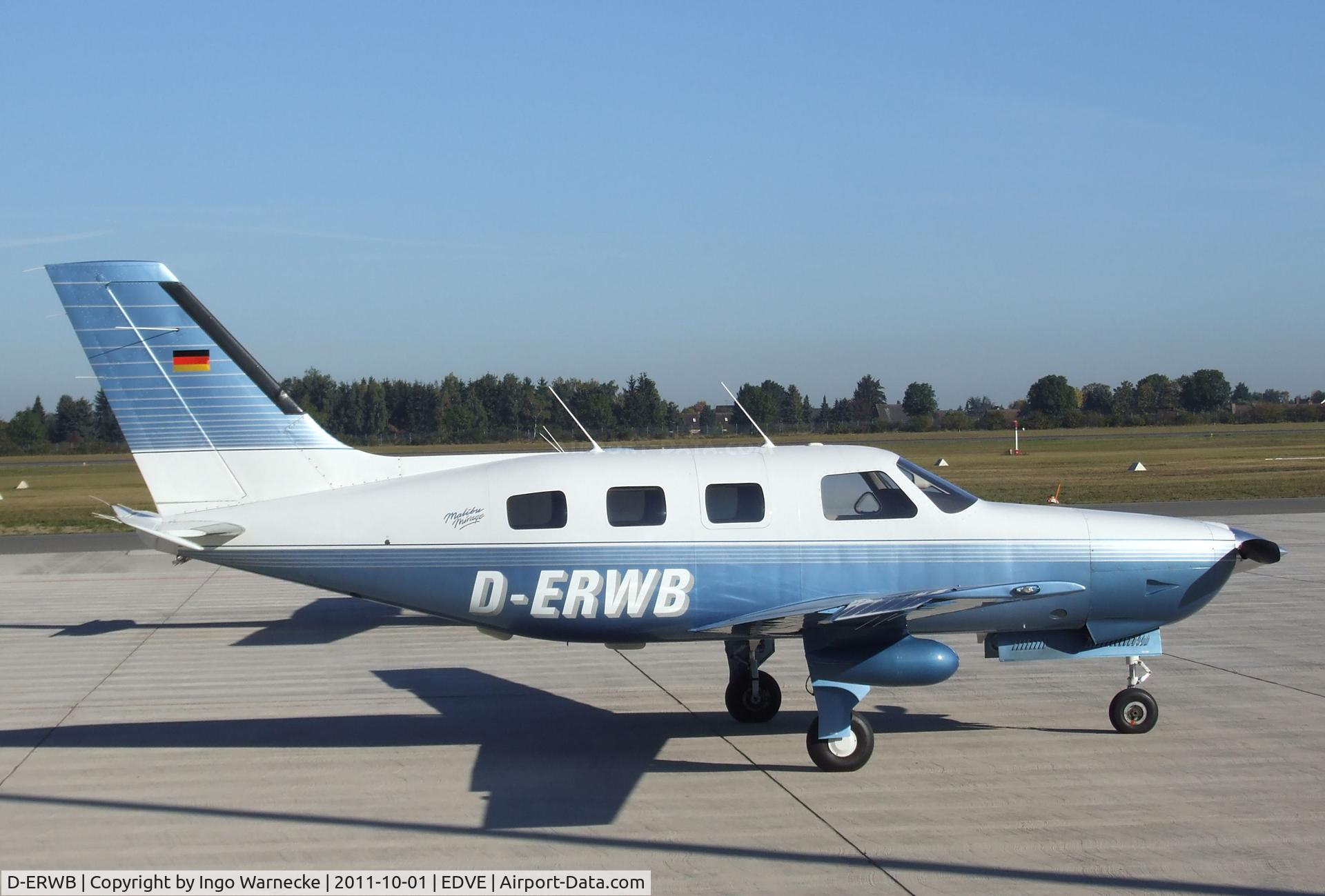 D-ERWB, 2001 Piper PA-46-350P Malibu Mirage Malibu Mirage C/N 4622125, Piper PA-46-350P Malibu Mirage at Braunschweig-Waggum airport