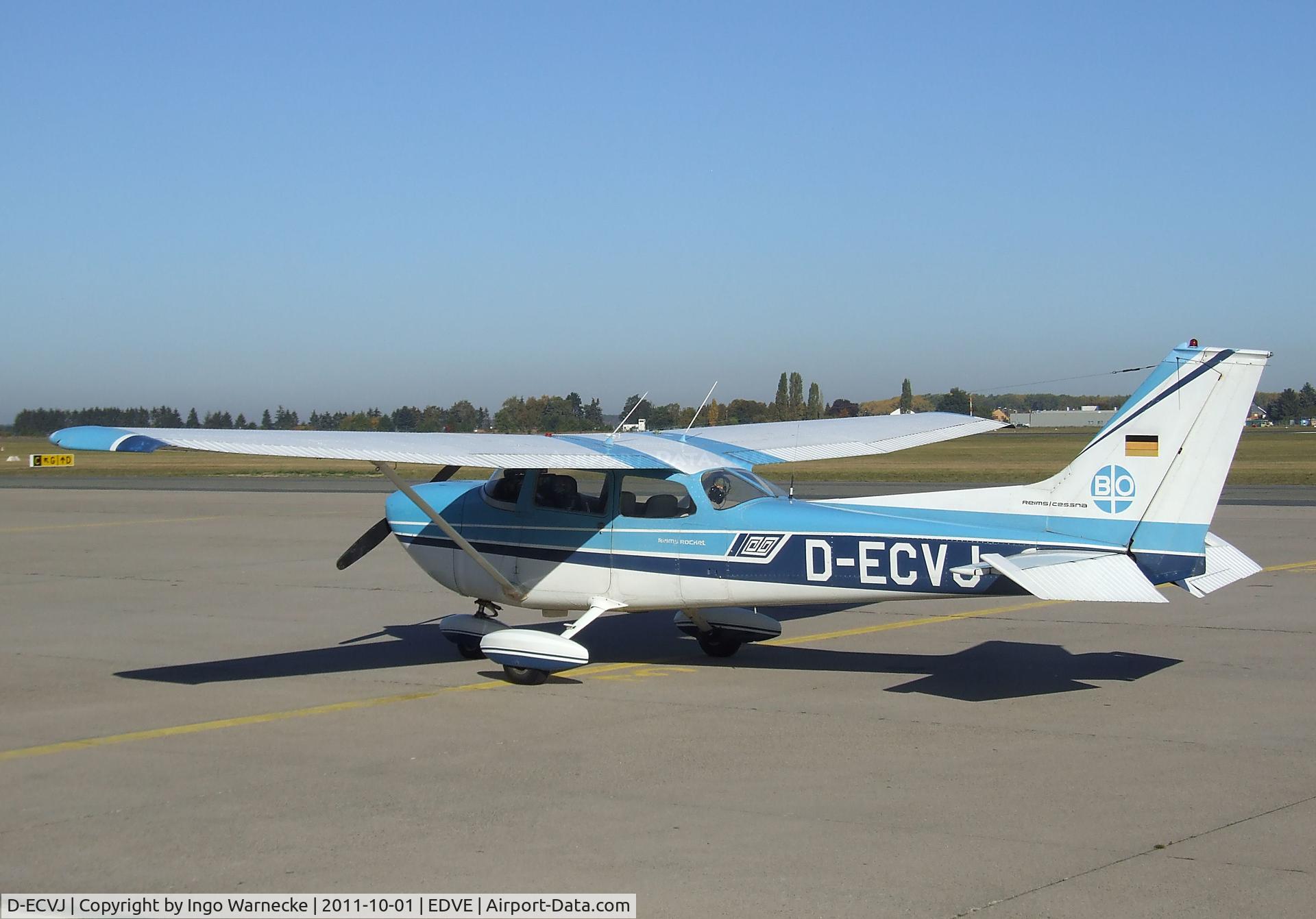 D-ECVJ, 1973 Reims FR172J Reims Rocket C/N FR17200382, Cessna (Reims) FR172J Reims Rocket at Braunschweig-Waggum airport