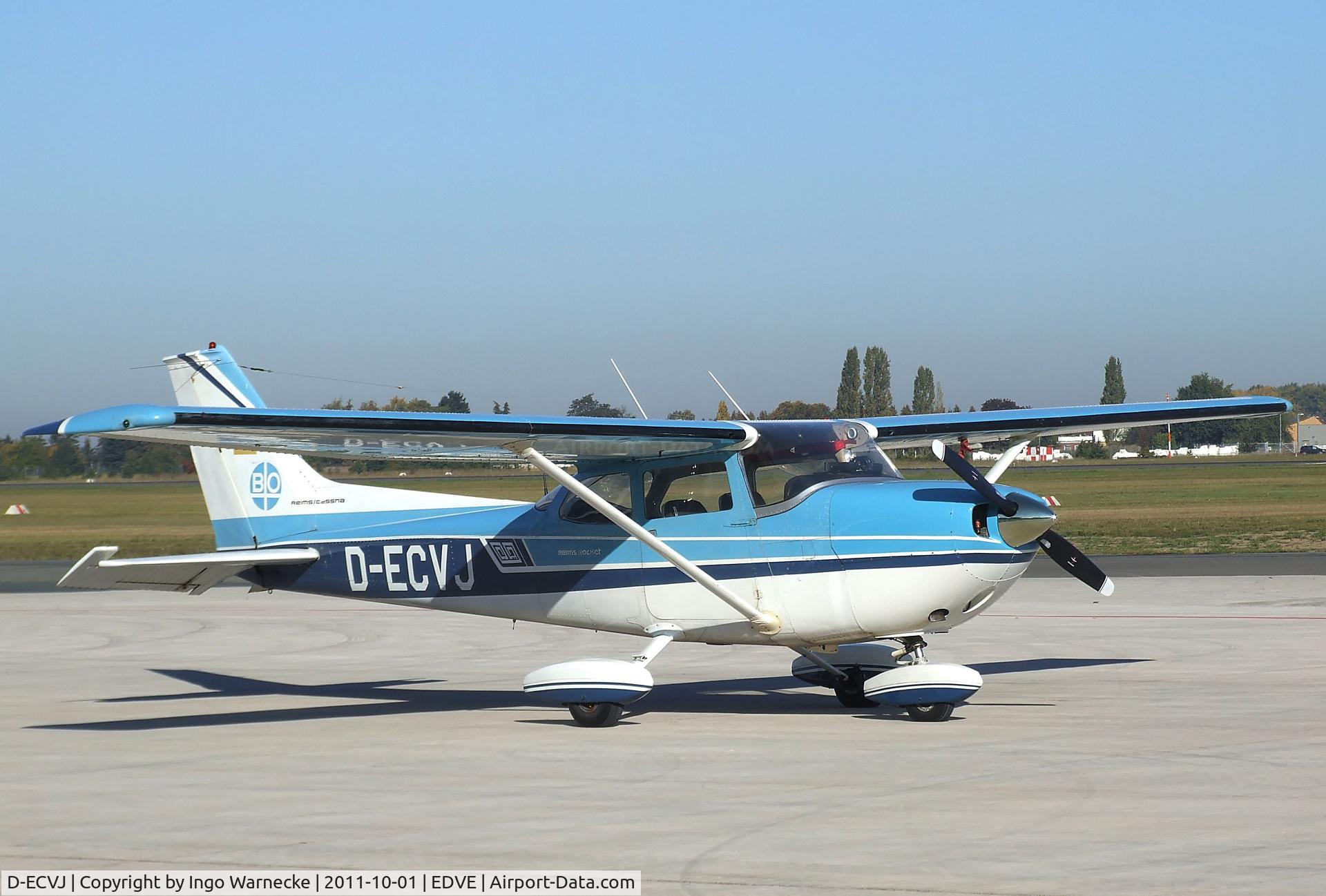 D-ECVJ, 1973 Reims FR172J Reims Rocket C/N FR17200382, Cessna (Reims) FR172J Reims Rocket at Braunschweig-Waggum airport