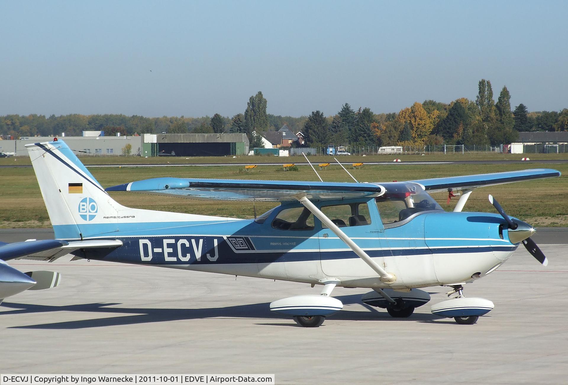 D-ECVJ, 1973 Reims FR172J Reims Rocket C/N FR17200382, Cessna (Reims) FR172J Reims Rocket at Braunschweig-Waggum airport