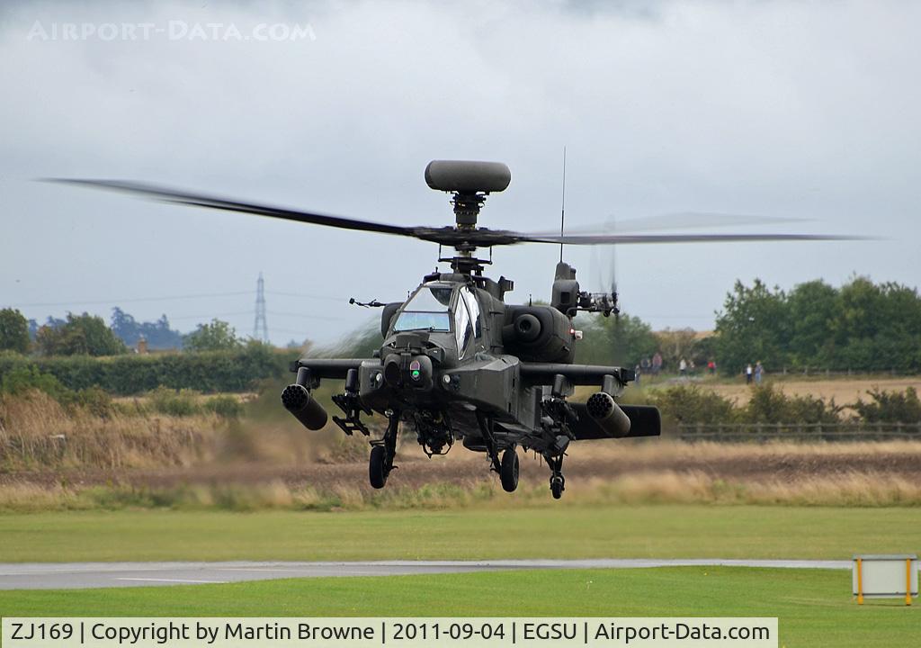 ZJ169, Westland Apache AH.1 C/N WAH.4, SHOT AT DUXFORD