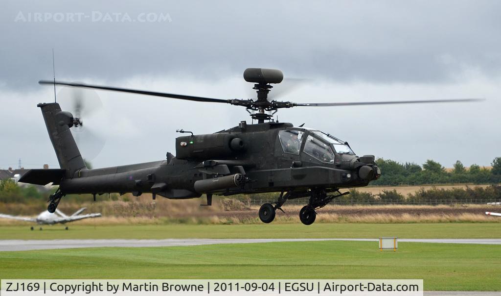 ZJ169, Westland Apache AH.1 C/N WAH.4, SHOT AT DUXFORD