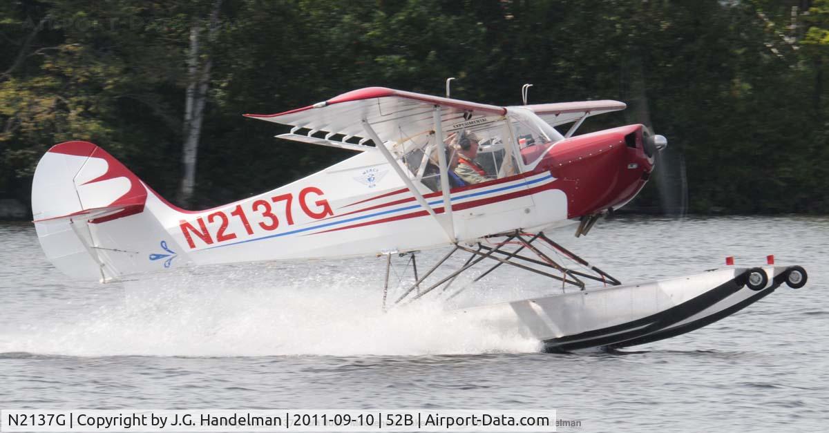 N2137G, 2000 Avid Magnum C/N 0095, on Moosehead Lake ME