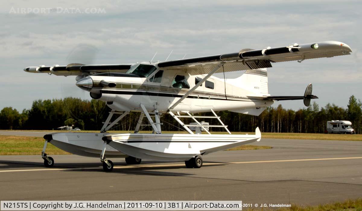 N215TS, 1964 De Havilland Canada L-20A Beaver C/N 261, Taxiing at Greenville ME